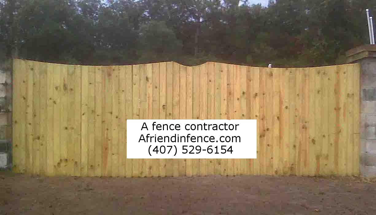 SCALLOPED FENCE